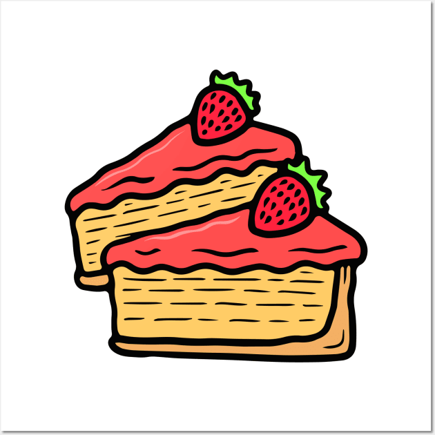 Yummy Cheesecake Wall Art by herbivorass